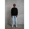 Baskılı Sweat - Siyah -