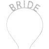 Bekarlığa Veda Bride Tacı Gümüş Renk