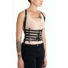 Beşli Bağlamalı Deri Göğüs Harness - Brf630