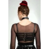 Beşli Göğüs Bağlamalı Ve Etek Deri Harness - Brf891