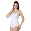 MARSİLYAN™ BEYAZ MI  1415 Modal Cotton Çıtçıtlı İnce Askılı Body