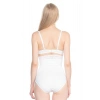 MARSİLYAN™ BEYAZ MI  2028 Dantelli Yüksek Bel Slip Korse