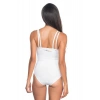 MARSİLYAN™ BEYAZ MI  2073 Göğüsü Açık Desenli Body Korse