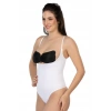 MARSİLYAN™ BEYAZ MI  2076 Göğüsü Açık String Body Korse