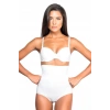 MARSİLYAN™ BEYAZ MI  2079 Yüksek Bel Desenli Double Slip Korse