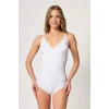 MARSİLYAN™ BEYAZ MI  2821 Balenli Double Boy Slip Lazer Korse