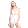 MARSİLYAN™ BEYAZ MI  2886 Yüksek Bel Tül Slip Lazer Korse