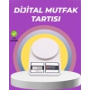 Beyaz Plastik Dijital Mutfak Tartısı – 24x16.8x1.5cm