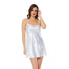 Beyaz Saten Gecelik - M-267