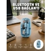 Bluetooth 5.2 Destekli Mavi Pilli Kablosuz Mouse Yeni Nesil