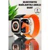 Bluetooth Bağlantılı 49mm Dokunmatik Akıllı Saat Sağlık Ve Spor Takip Özellikli