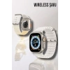 Bluetooth Bağlantılı 49mm Dokunmatik Akıllı Saat Sağlık Ve Spor Takip Özellikli