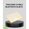 Bluetooth Kablosuz Klavye – İnce Slim Model Tablet Ve Akıllı Tv Uyumlu Sessiz Tuşlu Taşınabilir Klavye