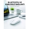 Bluetooth Kablosuz Wireless Mouse Şarjlı Sessiz Ergonomik 5000 Dpı Fare