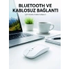Bluetooth Kablosuz Wireless Mouse Şarjlı Sessiz Ergonomik 5000 Dpı Fare