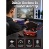 Bluetooth Kulaklık HD Ses Kaliteli Işıklı Metal Kasa Ios Android Uyumlu Mikrofonlu