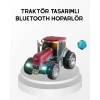 Bluetooth Nostaljik Traktör Hoparlör Led Işıklı 12w Güçlü Ses