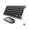 Bluetooth Ve 2.4g Destekli Kablosuz Klavye Mouse Seti Şarj Edilebilir