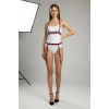 Bordo Harness Takım Deri Vücut Aksesuarı - Brf232