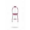 Bordo Harness Takım Zincir Detaylı Boyunluklu Vücut Aksesuarı - Brf233