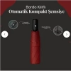 Bordo Kılıflı Otomatik Kompakt Şemsiye