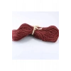 Bordo Renk Çile Kağıt İp Çanta Ipi Supla Ipi  No:62 - (550-600 gr)