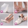 Boy Uzatıcı Gizli Topuk Silikon Tabanlık  (1 Çift )