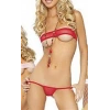 Br03122 Transparan Strapless Bikini Takım
