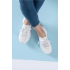 Britney Beyaz Triko Spor Ayakkabı