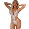 Büyük Beden Fantezi Beyaz Dantelli Babydoll