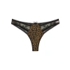 Büyük Beden Leopar Desenli Fantazi G String Bato Külot