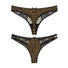 Büyük Beden Leopar Desenli Fantazi G String Bato Külot