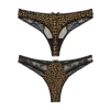  Büyük Beden Leopar Desenli Fantazi G String Bato Külot