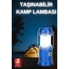 Büyük Boy Güneş Enerjili Kamp Feneri Işıldak Lamba Usb Şarjlı