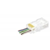 Cat6 Ez Rj45 Konnektör 100 Adet Paket - Şeffaf APXRJ45