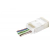 Cat6E Ez Rj45 Metal Konnektör 100 Adet Plastik Kutu - Beyaz ND2422