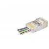 Cat6E Ez Rj45 Metal Konnektör 100 Adet Plastik Kutu - Şeffaf ND2423