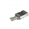 Cat6E Ez Rj45 Metal Konnektör 100 Adet Plastik Kutu - Siyah ND2418