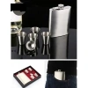 Çelik Matara Hediye Seti İçecek Cep Matarası 4 Shot Bardaklı Vip Hediye