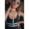 Choker Detaylı Şık Göğüs Kemer - Brf990