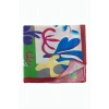 Çiçek Desenli Zr Şifon Fular 50*50 cm