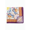 Çiçek Desenli Zr Şifon Fular 50*50 cm