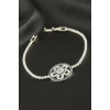 Çiçek Zirkon Taşlı Çocuk Bileklik 16 cm
