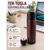 Çift Katmanlı Vakumlu Termos Ofis Araç Kamp İçin Paslanmaz Çelik Termos