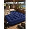 Çift Kişilik Şişme Yatak Dayanıklı Vinil Kamp Ve Misafir Kullanımına Uygun