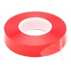 Çift Taraflı Akrilik Silikonize Bant 18 mm x 2 metre Kırmızı VHB