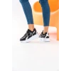 Cintia Siyah Beyaz Bağcıklı Spor Ayakkabı