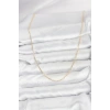 CM 14K Gold Renk Ataç Zincir Model 60 cm Kadın Kolye - TJ-BKO10934