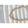 CM 14K Gold Renk Kalın Burgu Zincirli Model 60 cm Kadın Kolye - TJ-BKO10997