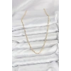 CM 14K Gold Renk Yassı Burgulu Model Kadın Kolye - TJ-BKO10921